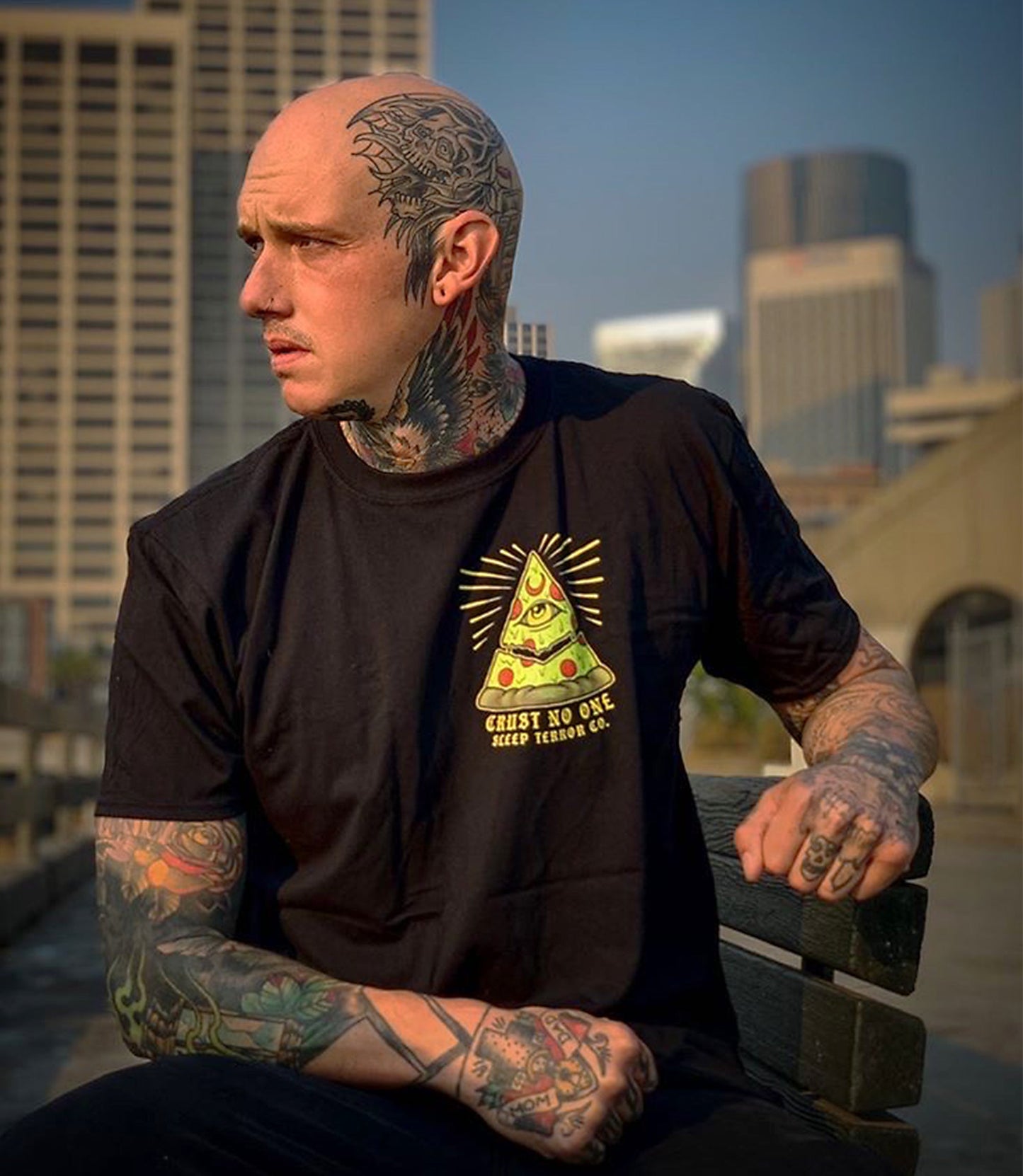 Crust No One Pizza T-shirt