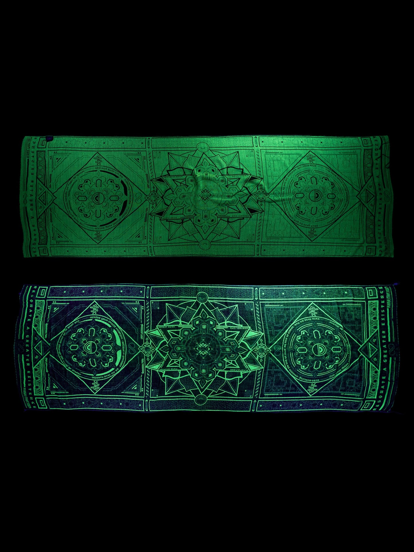 DHARMA V2 • Grey/Neon Yellow Festival Shawl