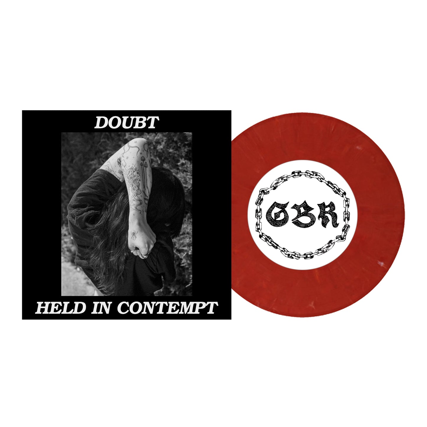 Doubt 'Held In Contempt' (ECO MIX CHERRY) 7"