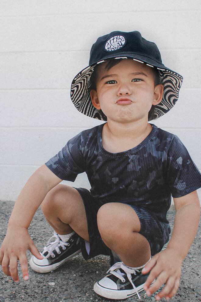 Midnight camo | short set