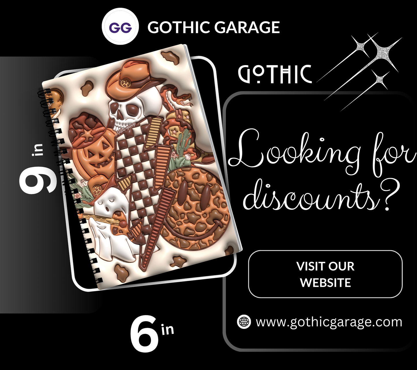 Happy Fall Country Collage Reusable Sticker Book, Spooky Vibe Sticker Album, Perfect Gift to Personalize for Sticker Collectors