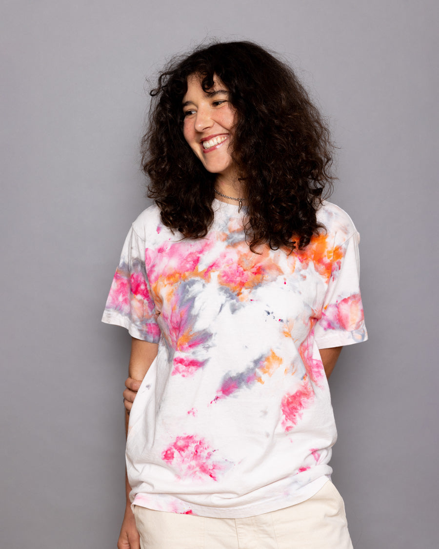 ICE DYED 90s TEE Fire