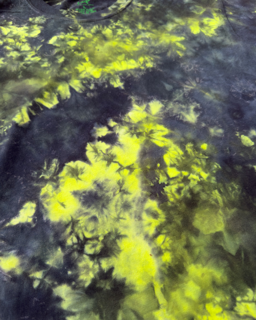 CRYSTAL DYED T-SHIRT Firefly (Fluorescent)