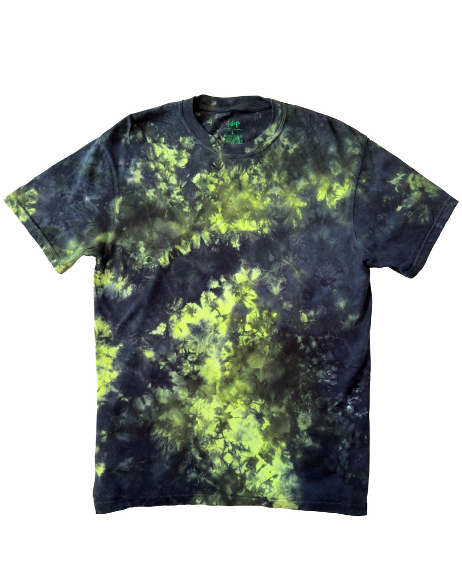 CRYSTAL DYED T-SHIRT Firefly (Fluorescent)