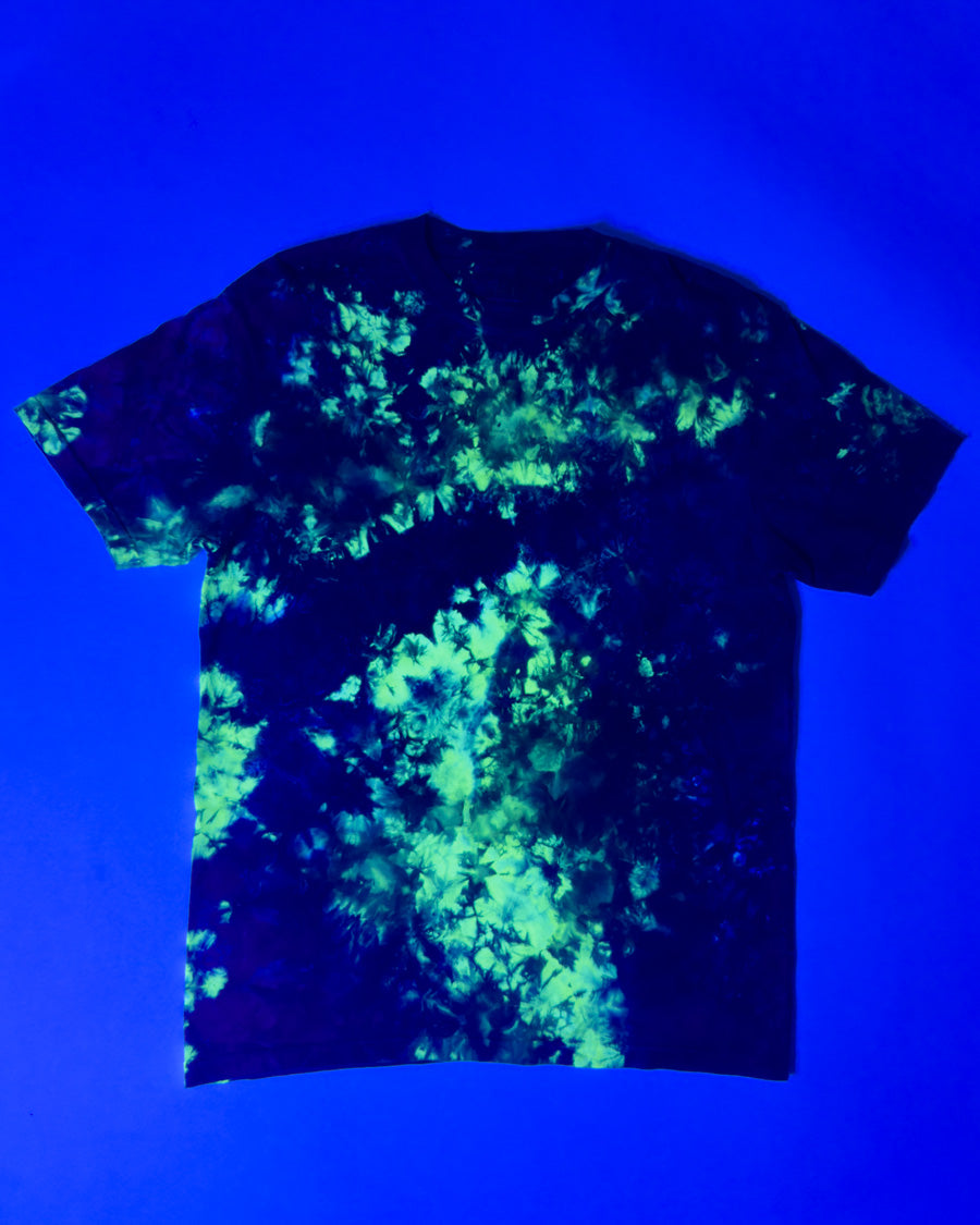 CRYSTAL DYED T-SHIRT Firefly (Fluorescent)