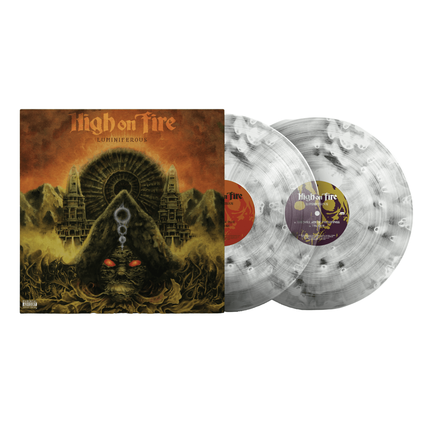 High On Fire - Luminiferous Clear/Black Ghost Vinyl