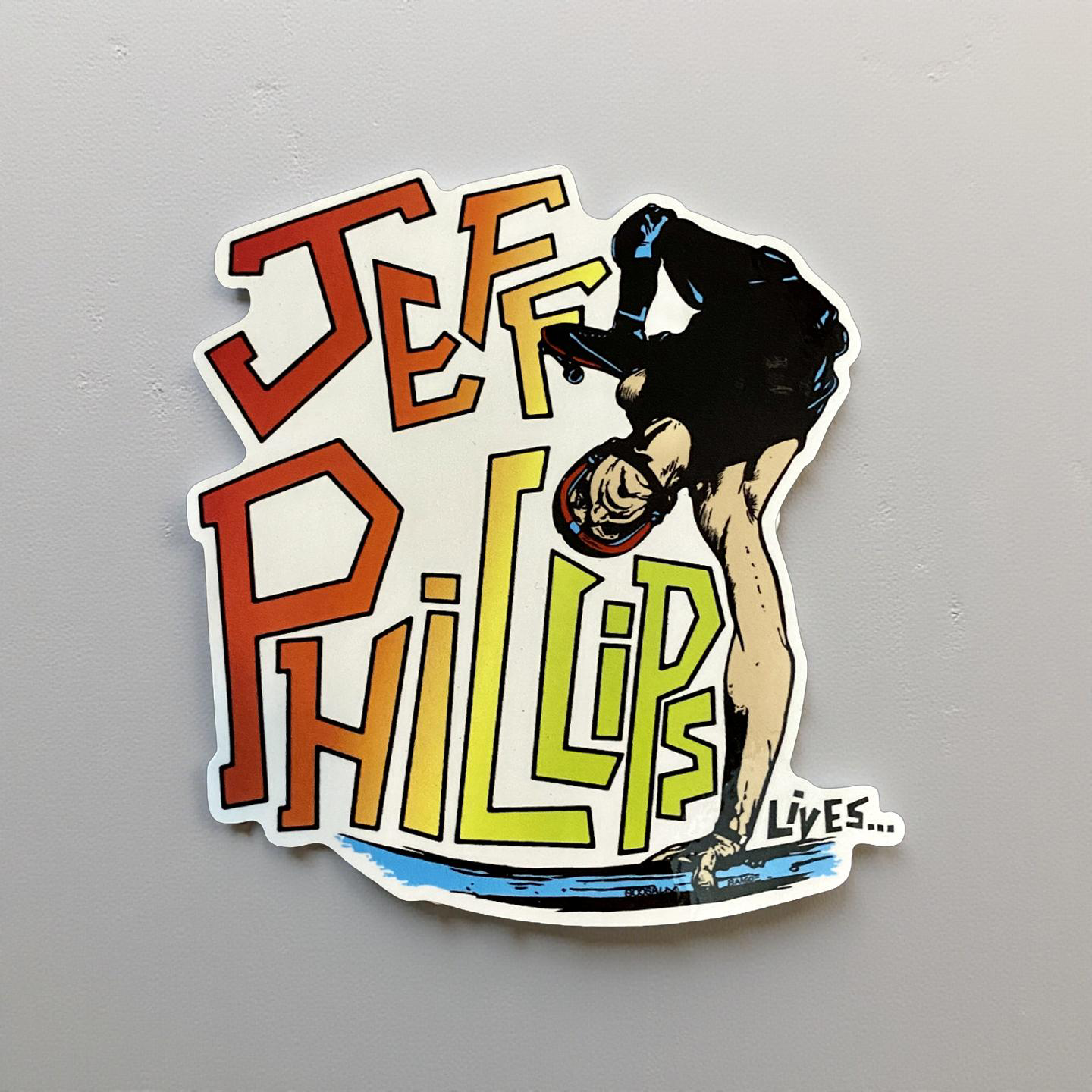 Jeff Phillips Lives Sticker 4.2"