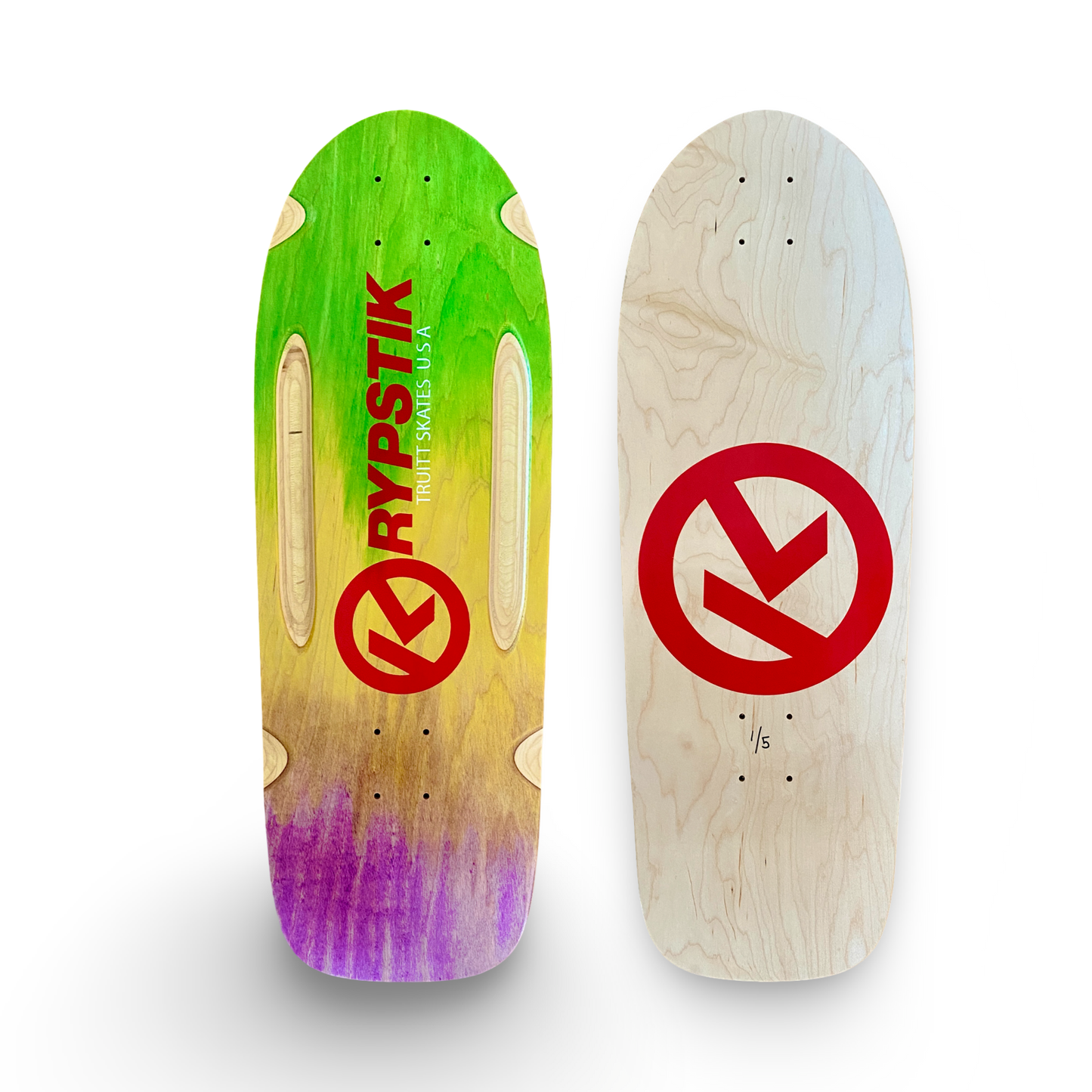 Krypstik Routed 10”x30” Limited Edition Deck HAND-PAINTED (1 of 5)