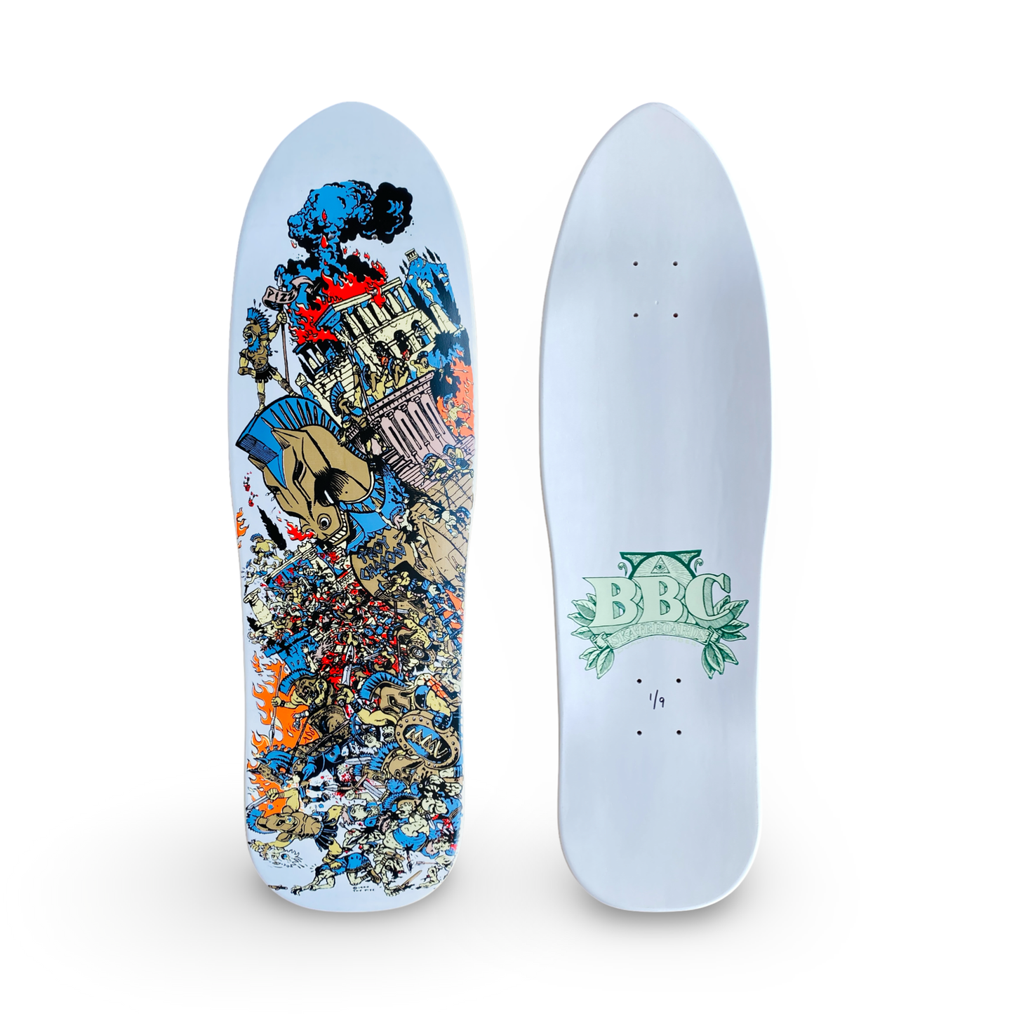 BBC Troy Chason ‘Horse of Troy’ 9.5”x32” HAND-PAINTED, LIMITED EDITION