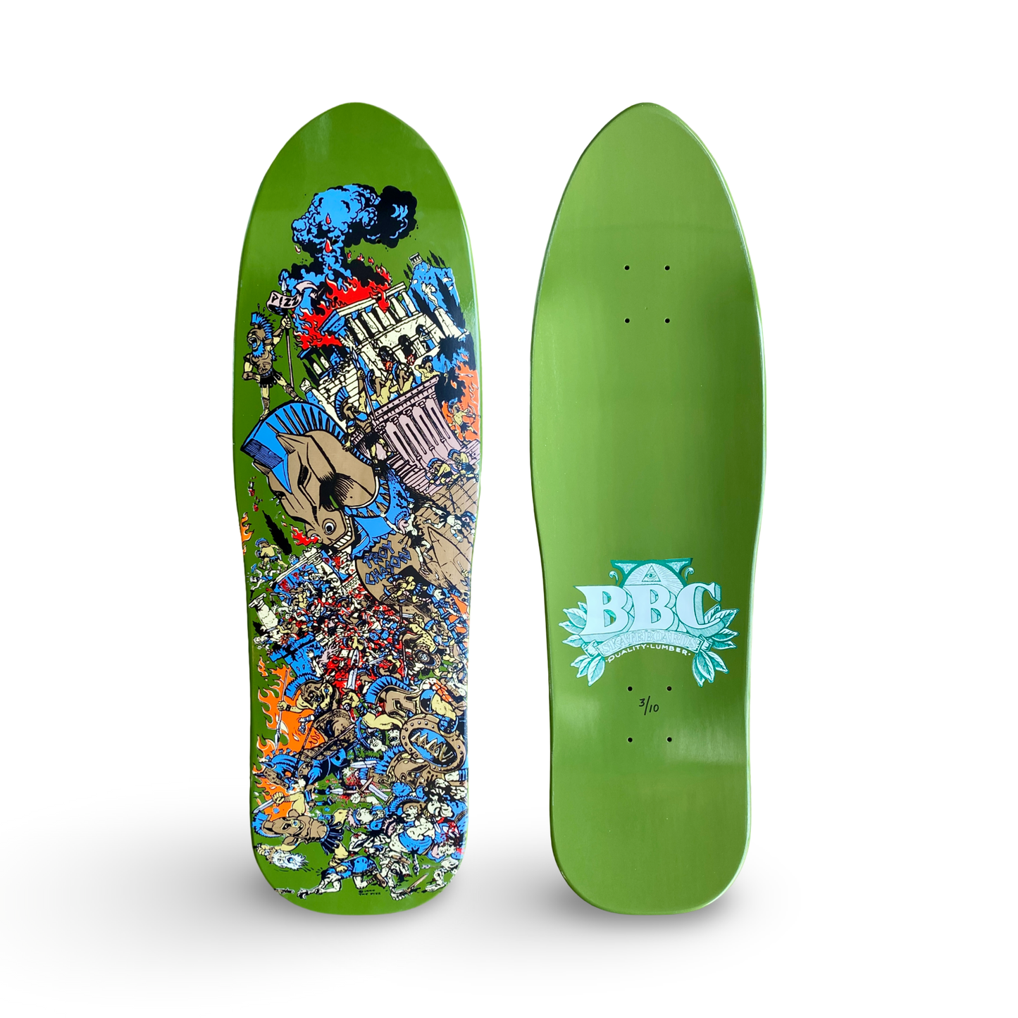 BBC Troy Chason ‘Horse of Troy’ 9.5”x32” HAND-PAINTED, LIMITED EDITION