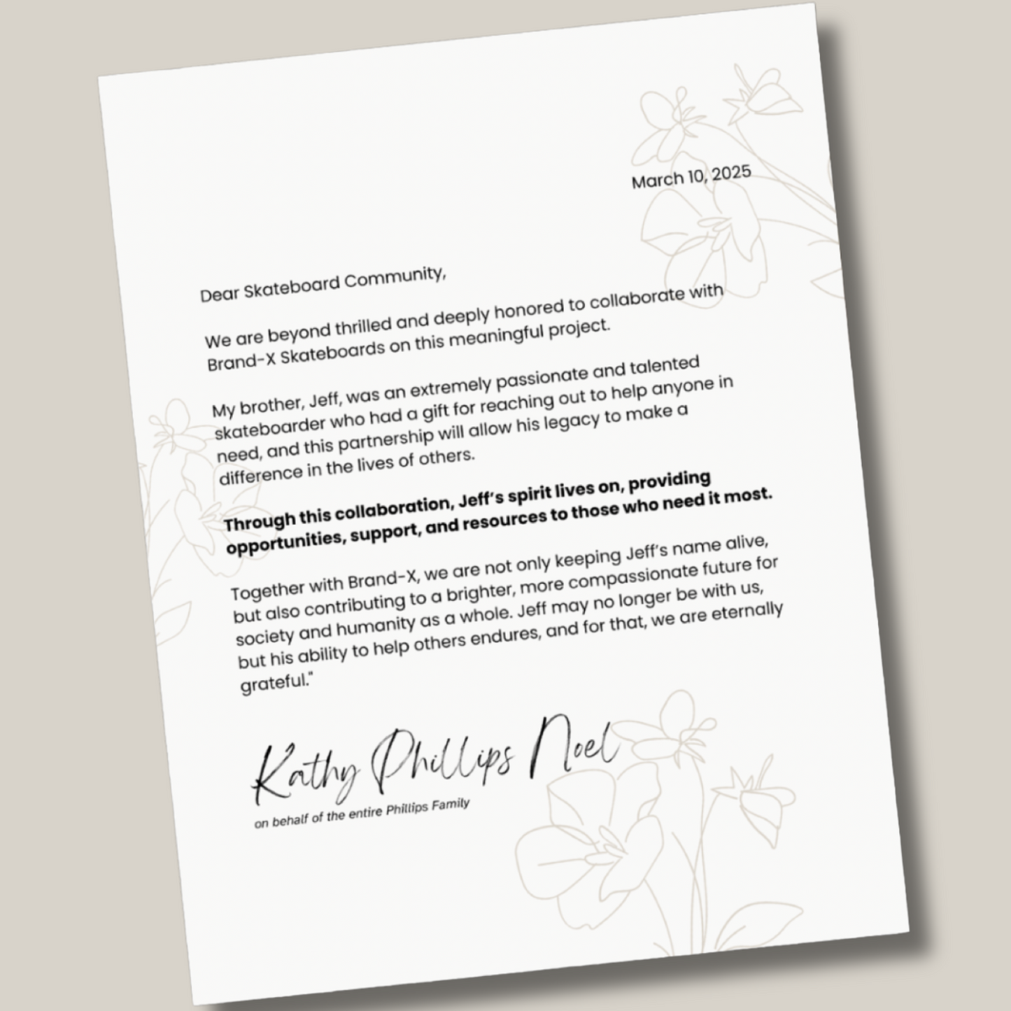 Jeff Phillips GRAFFITI Limited Edition, Yellow HAND PAINTED BBC Deck (1 of 35)