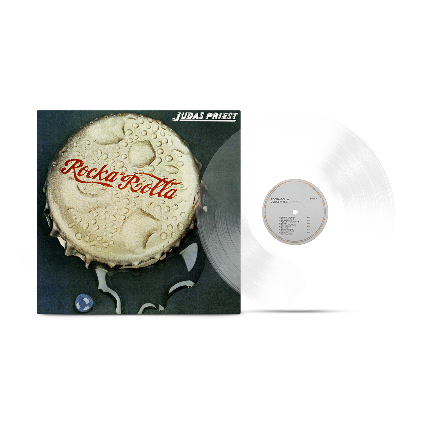 Judas Priest - Rocka Rolla 50th Anniversary Glass Clear Vinyl