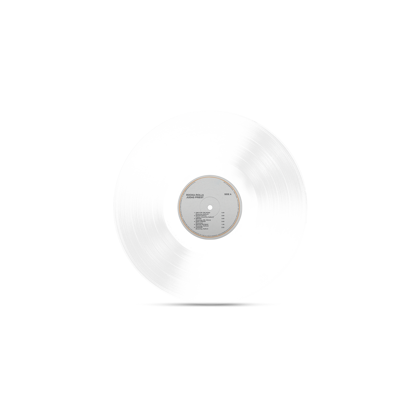 Judas Priest - Rocka Rolla 50th Anniversary Glass Clear Vinyl