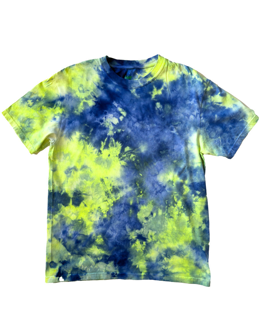 ICE DYED T-SHIRT Limelight (Fluorescent)
