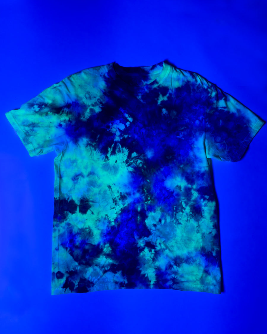 ICE DYED T-SHIRT Limelight (Fluorescent)