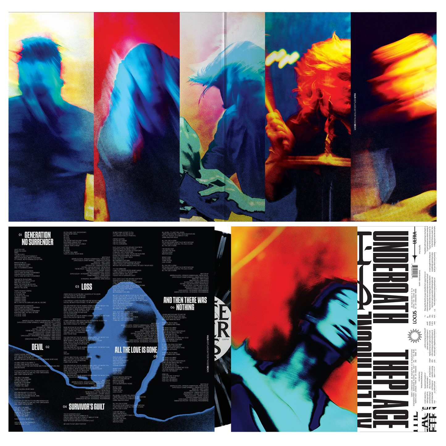 Underoath - The Place After This One Black/White Splatter Vinyl