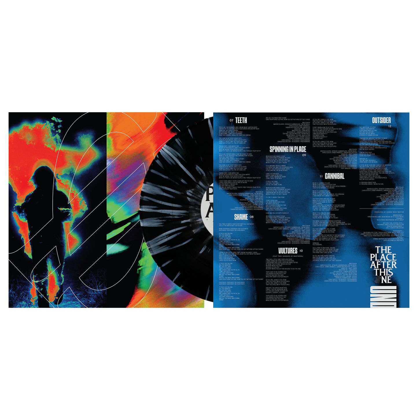 Underoath - The Place After This One Black/White Splatter Vinyl