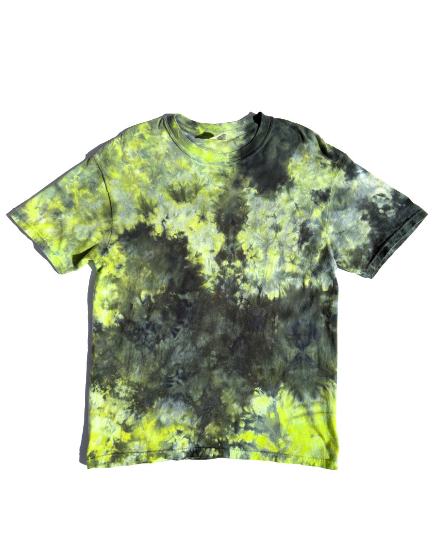 CRYSTAL DYED T-SHIRT Matcha brat