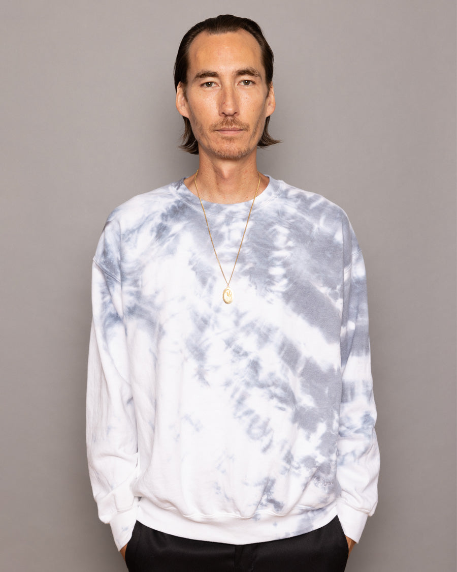HAND DYED SWEATSHIRT Morning Fog