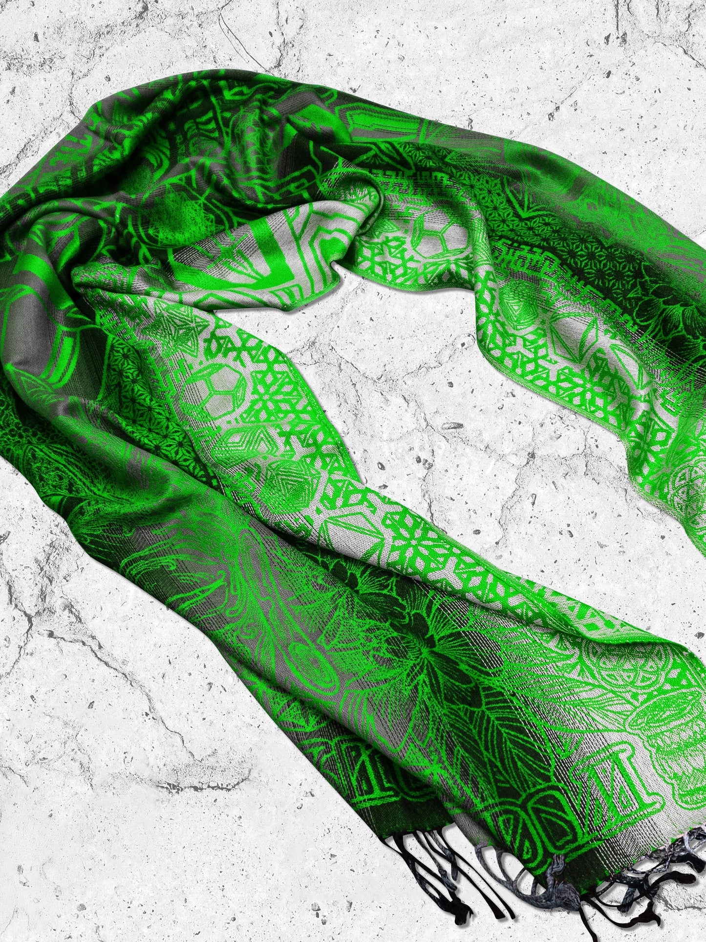 WOUNDS TO WISDOM ✦  UV Gradient Festival Shawl