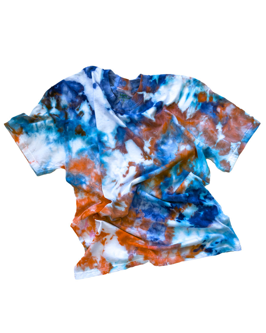 ICE DYED T-SHIRT Clementine
