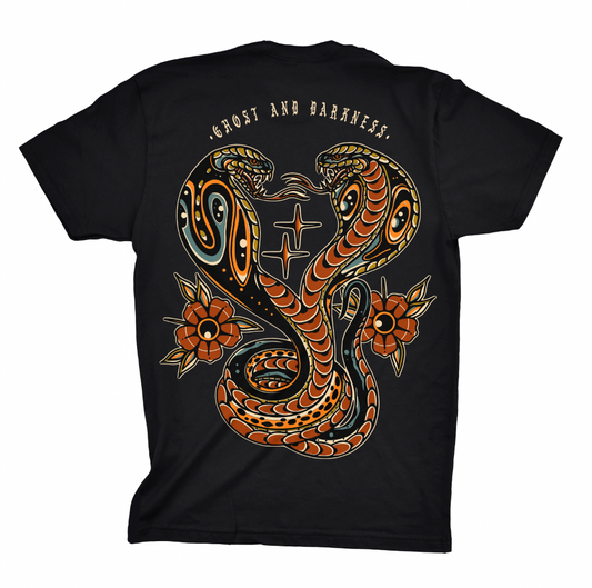 Twin Cobras Shirt | Ghost & Darkness Streetwear