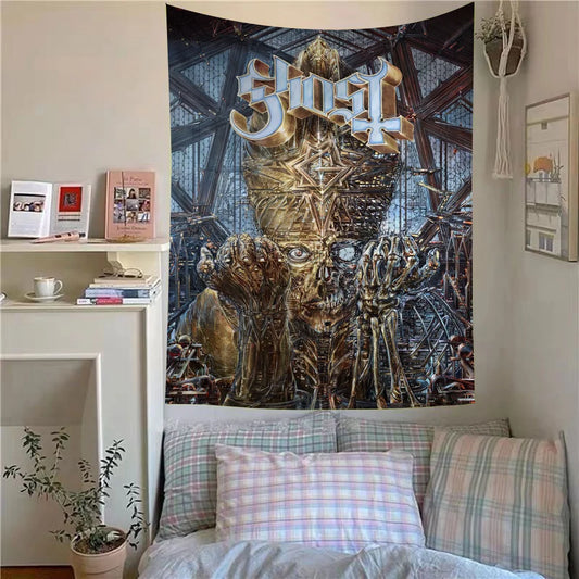 Classic Ghost Band Colorful Tapestry Wall Hanging Cheap Hippie Bohemian Wall Tapestries Mandala Wall Hanging Sheets