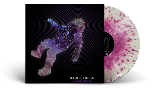 The Blue Stones - "Black Holes" Translucent Milky Clear w/Opaque Orchid Splatter Vinyl LP