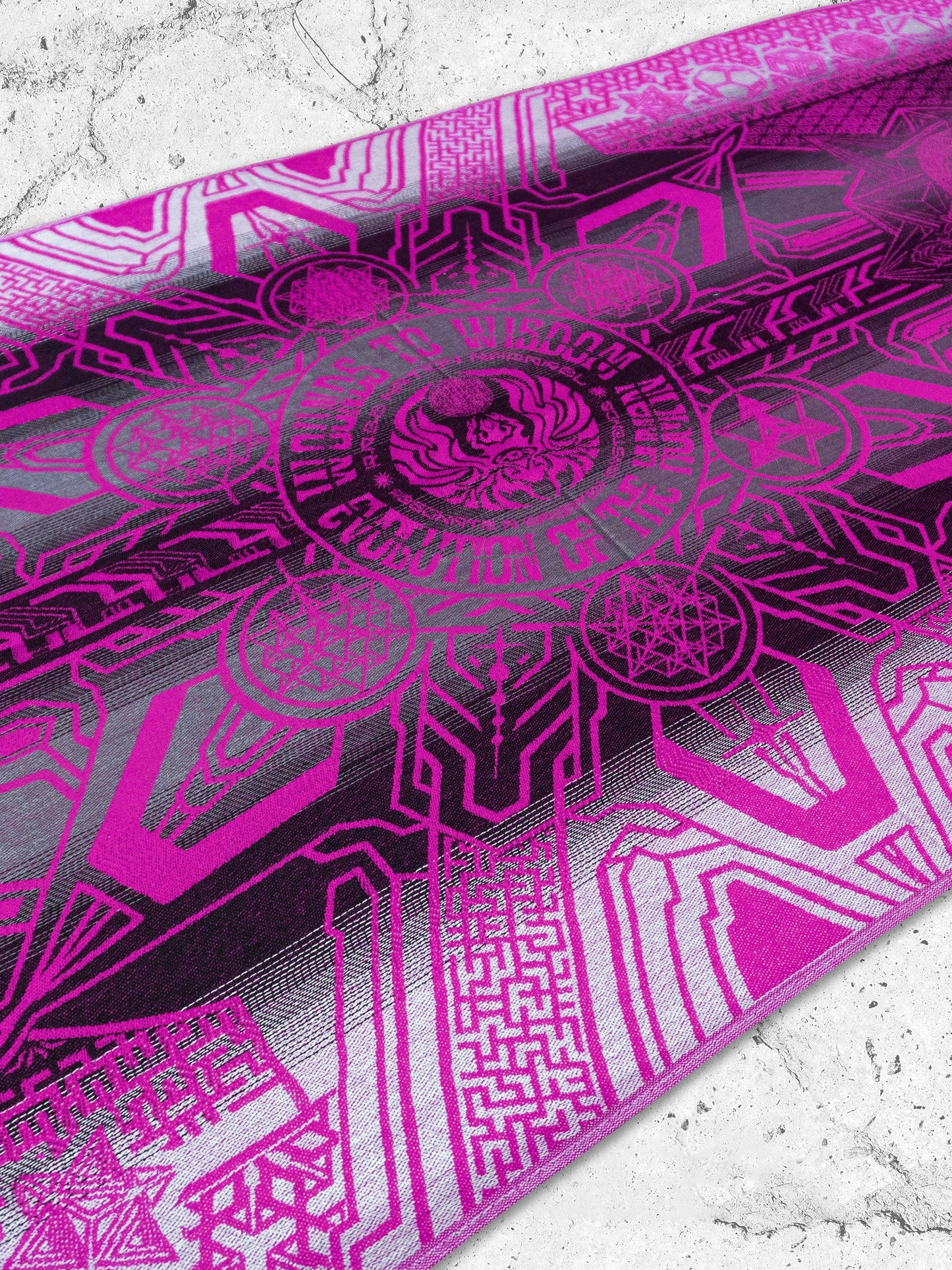 WOUNDS TO WISDOM ✦ Pink Gradient Festival Shawl