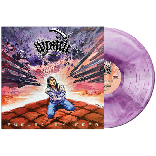 Wraith - Fueled by Fear - White & Purple Swirl LP