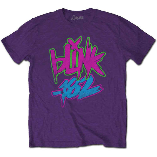 Blink-182 Neon Logo Purple