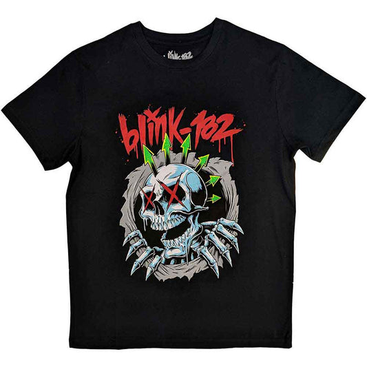 Blink-182 Six Arrow Skull Black