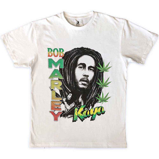 Bob Marley Kaya Illustration White