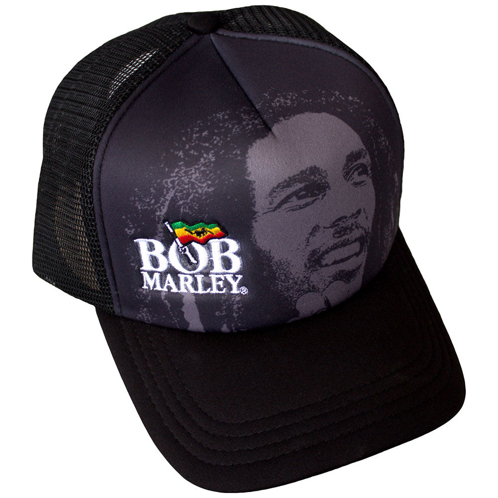 Bob Marley Logo & Face Black