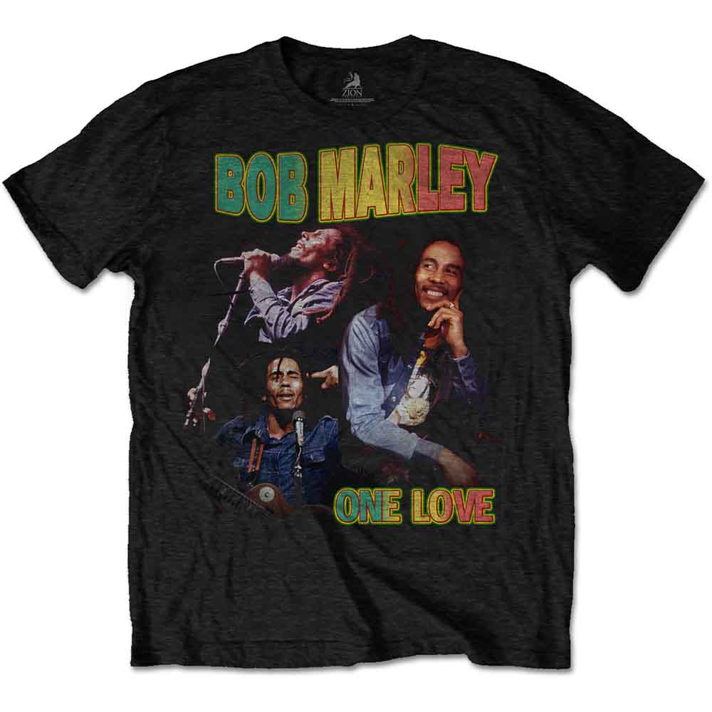 Bob Marley One Love Homage Black