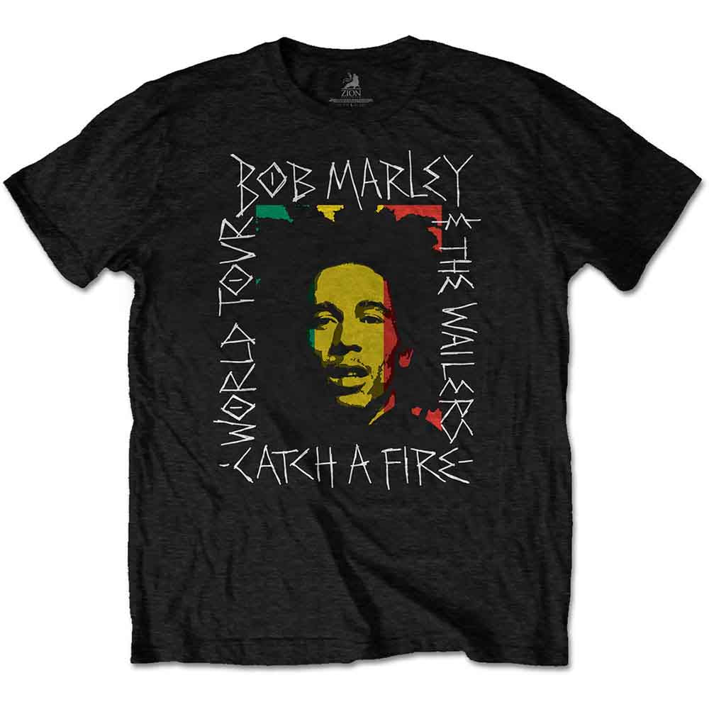 Bob Marley Rasta Scratch Black