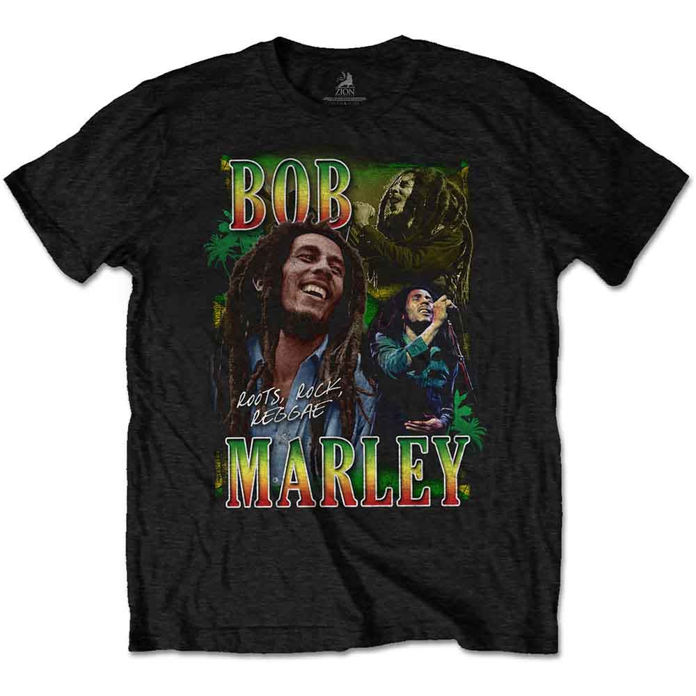 Bob Marley Roots, Rock, Reggae Homage Black