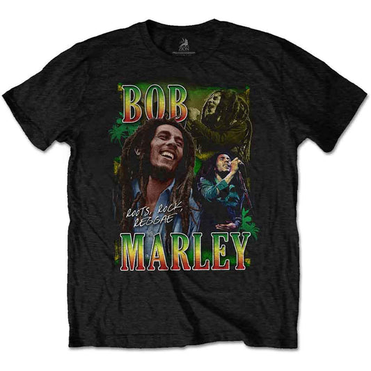 Bob Marley Roots, Rock, Reggae Homage Black