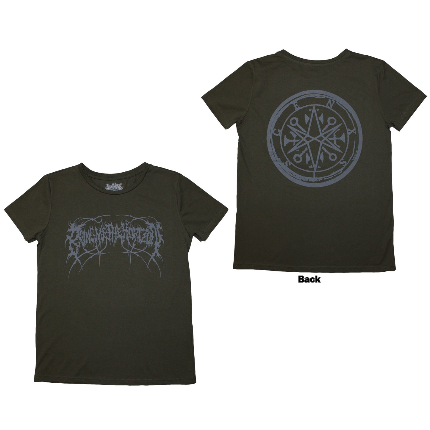 Bring Me The Horizon Metal Logo Genxsis Green