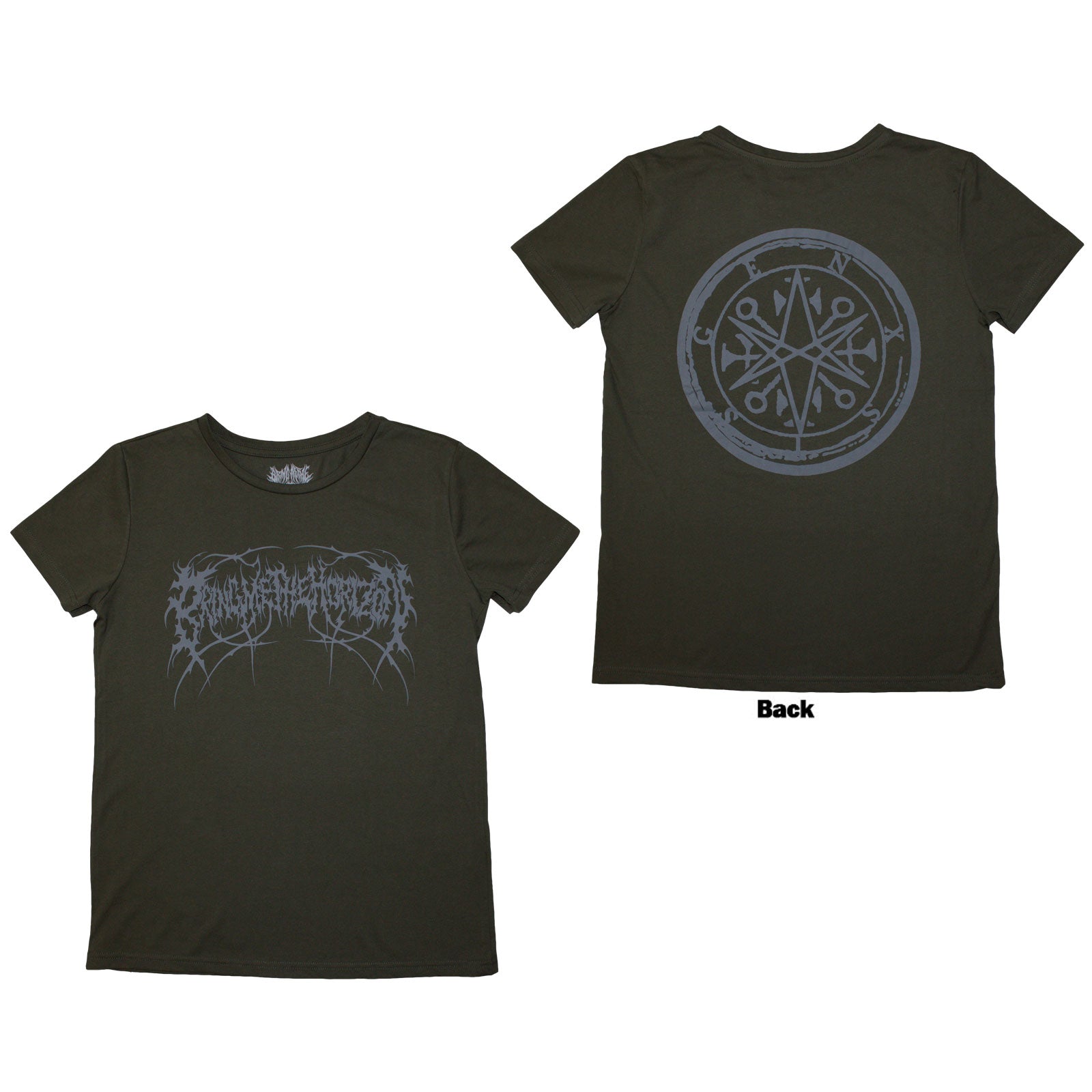 Bring Me The Horizon Metal Logo Genxsis Green