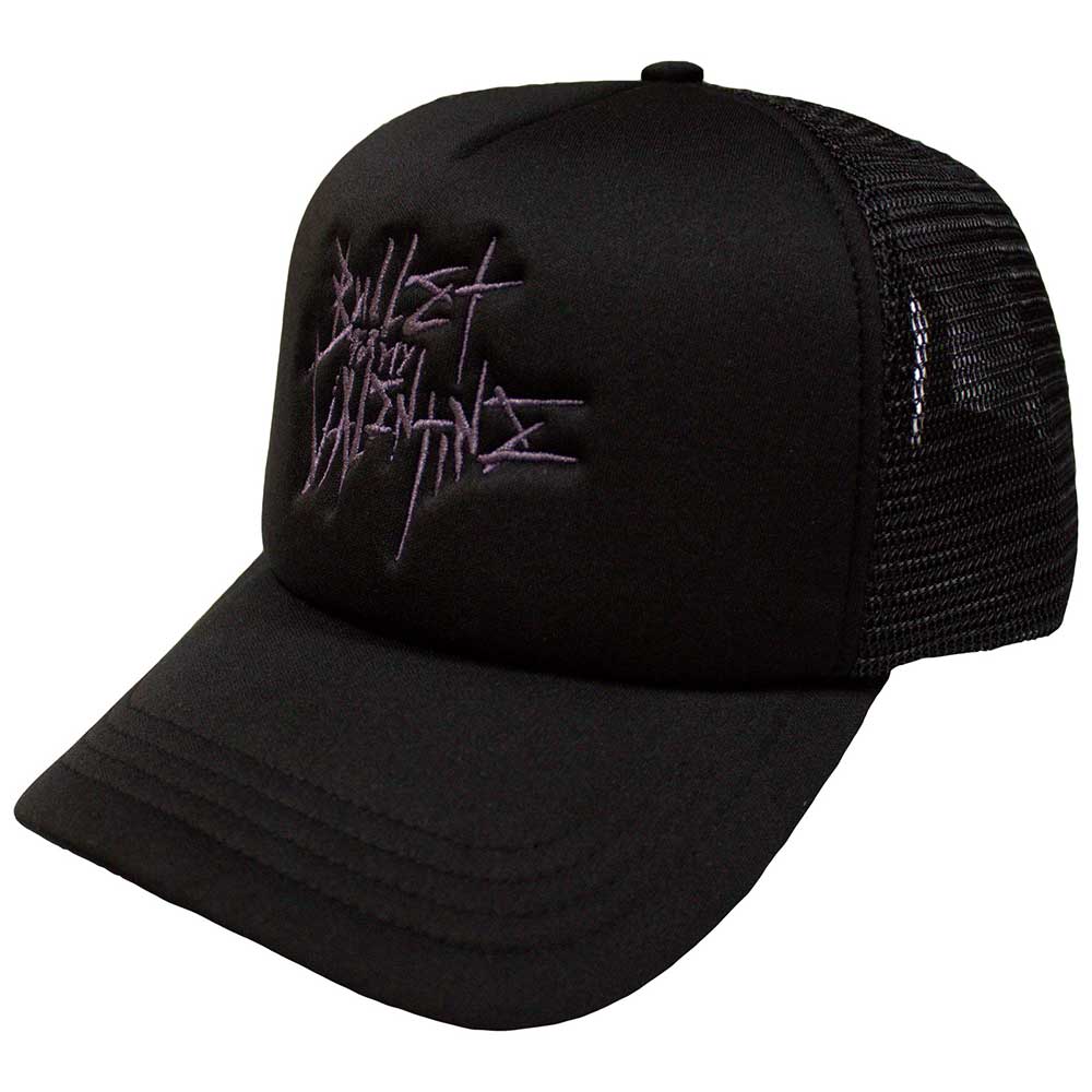 Bullet For My Valentine Purple Logo Black