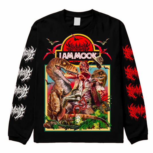I AM MOOK - JURASSIC LONG SLEEVE TEE