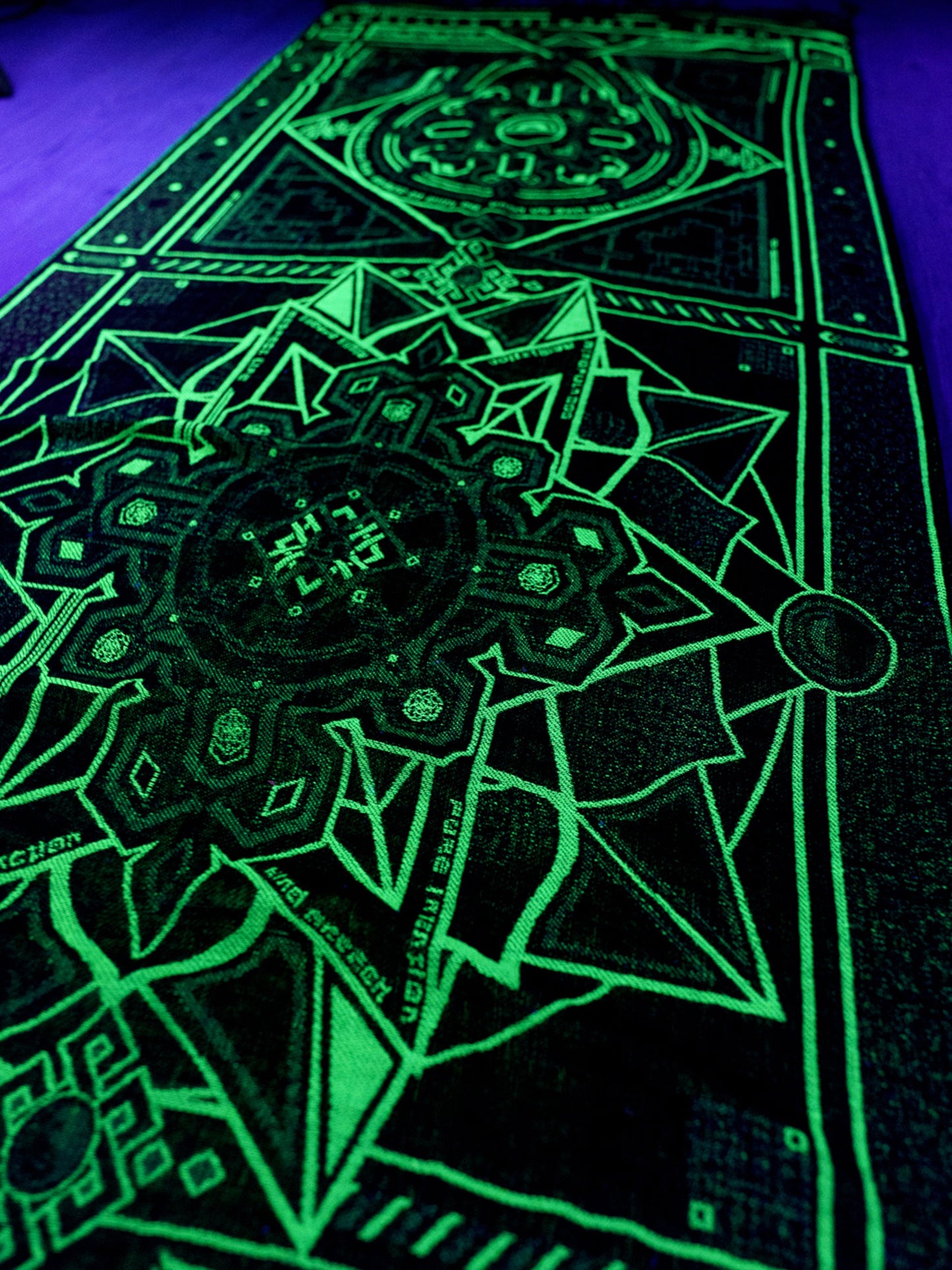 DHARMA V2 • Grey/Neon Yellow Festival Shawl