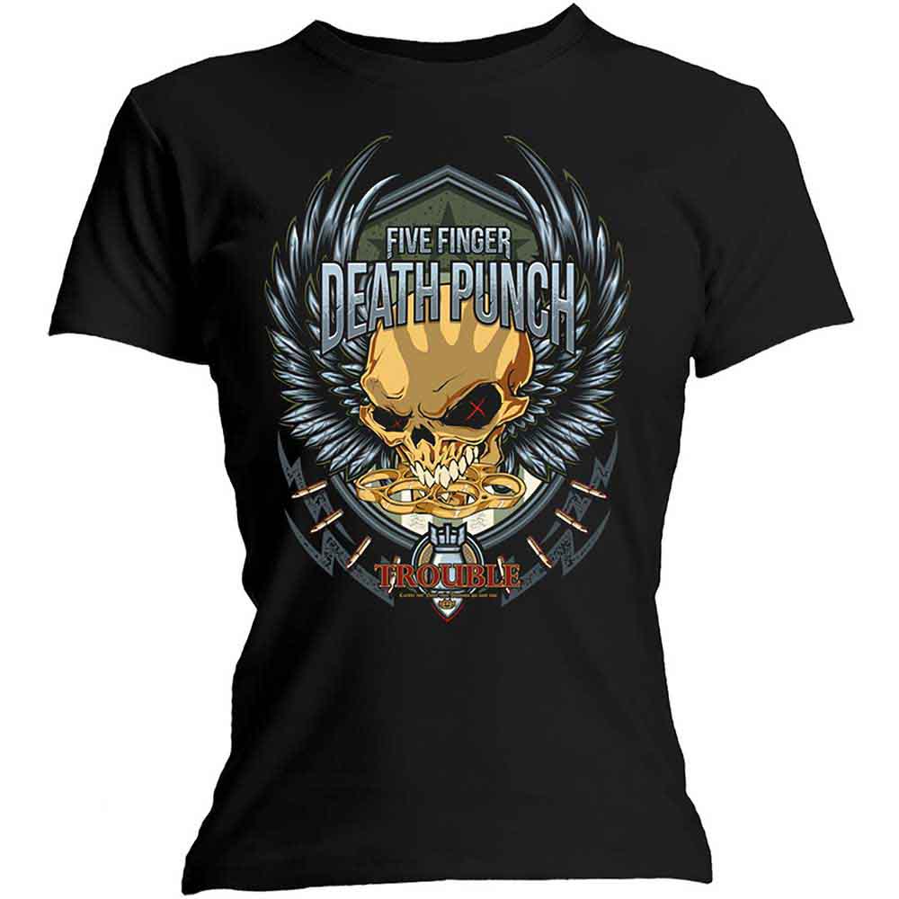 Five Finger Death Punch Trouble Black