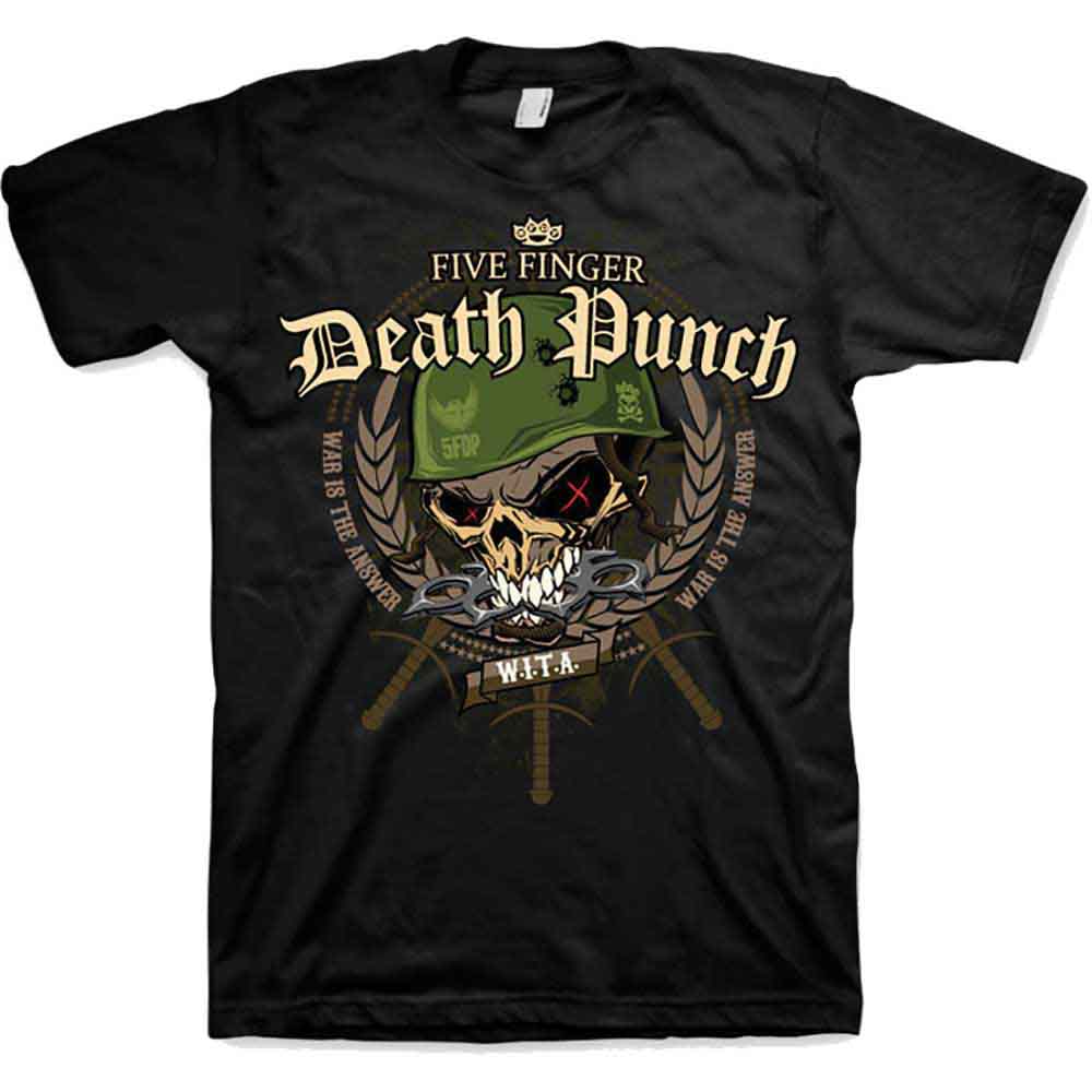 Five Finger Death Punch War Head Black