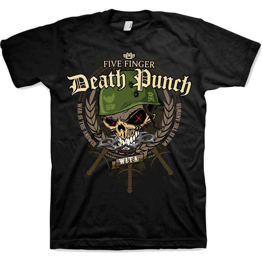 Five Finger Death Punch War Head Black