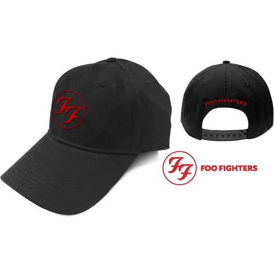 Foo Fighters Red Circle Logo Black