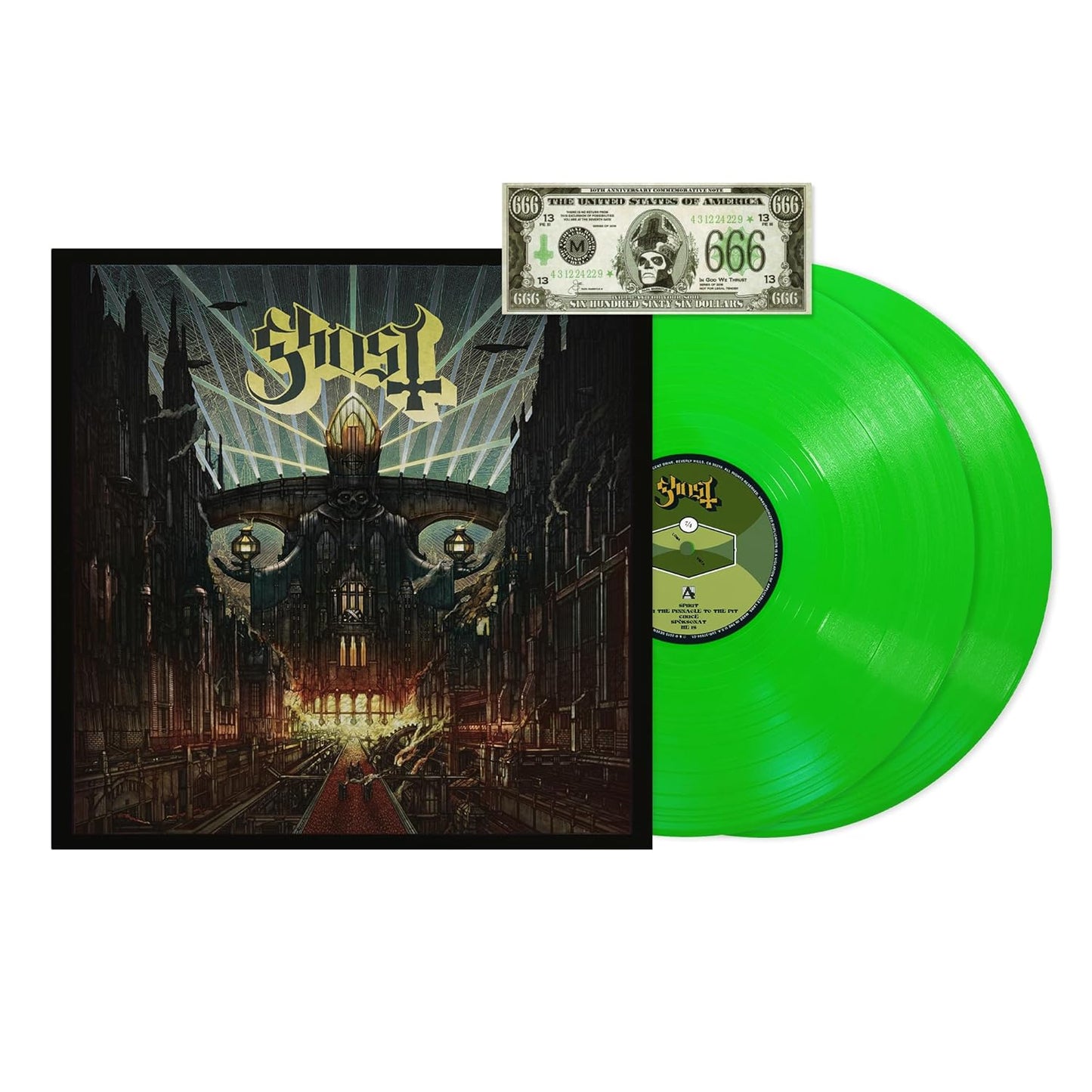 Ghost Meliora Deluxe (Limited Edition, Deluxe Edition, Neon Green Colored Vinyl, Anniversary Edition)