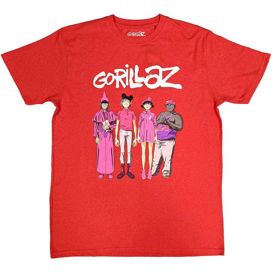 Gorillaz Cracker Island Standing Group Red