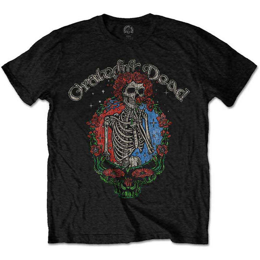 Grateful Dead Floral Stealie Black